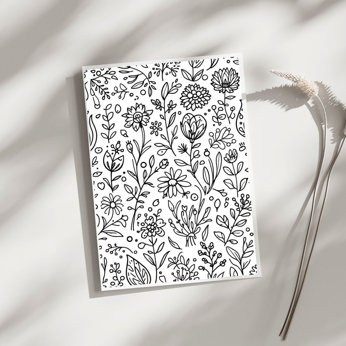 Floral Frenzy Colouring Book
