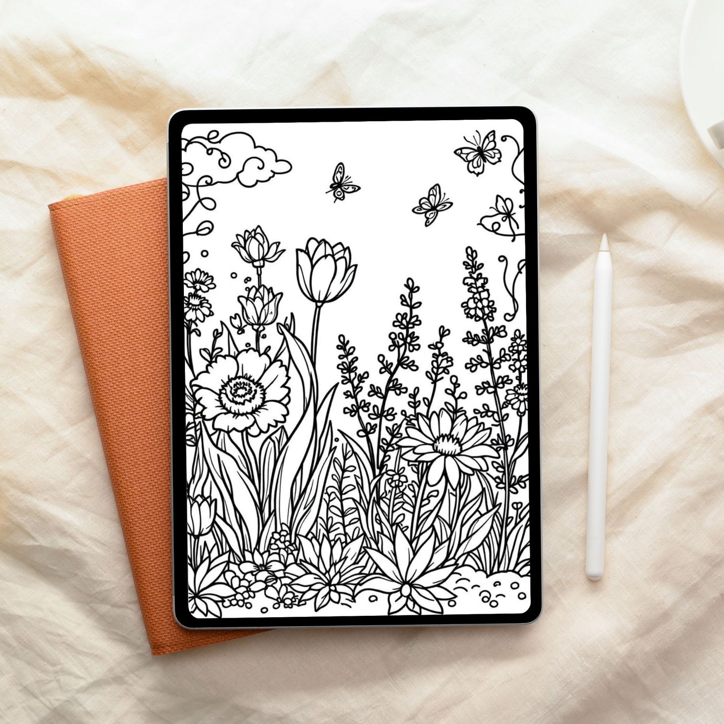 Floral Frenzy Colouring Book