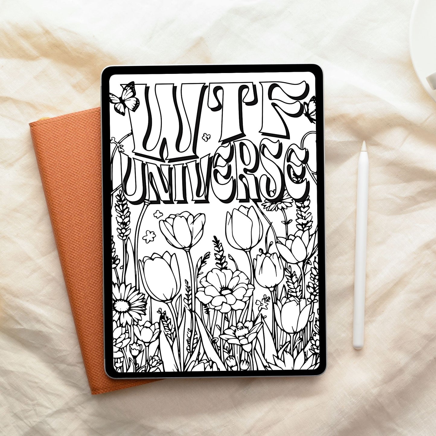 Swear Word Floral Colouring Book #5