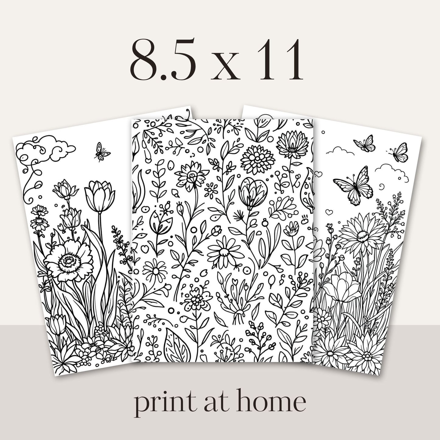 Floral Frenzy Colouring Book