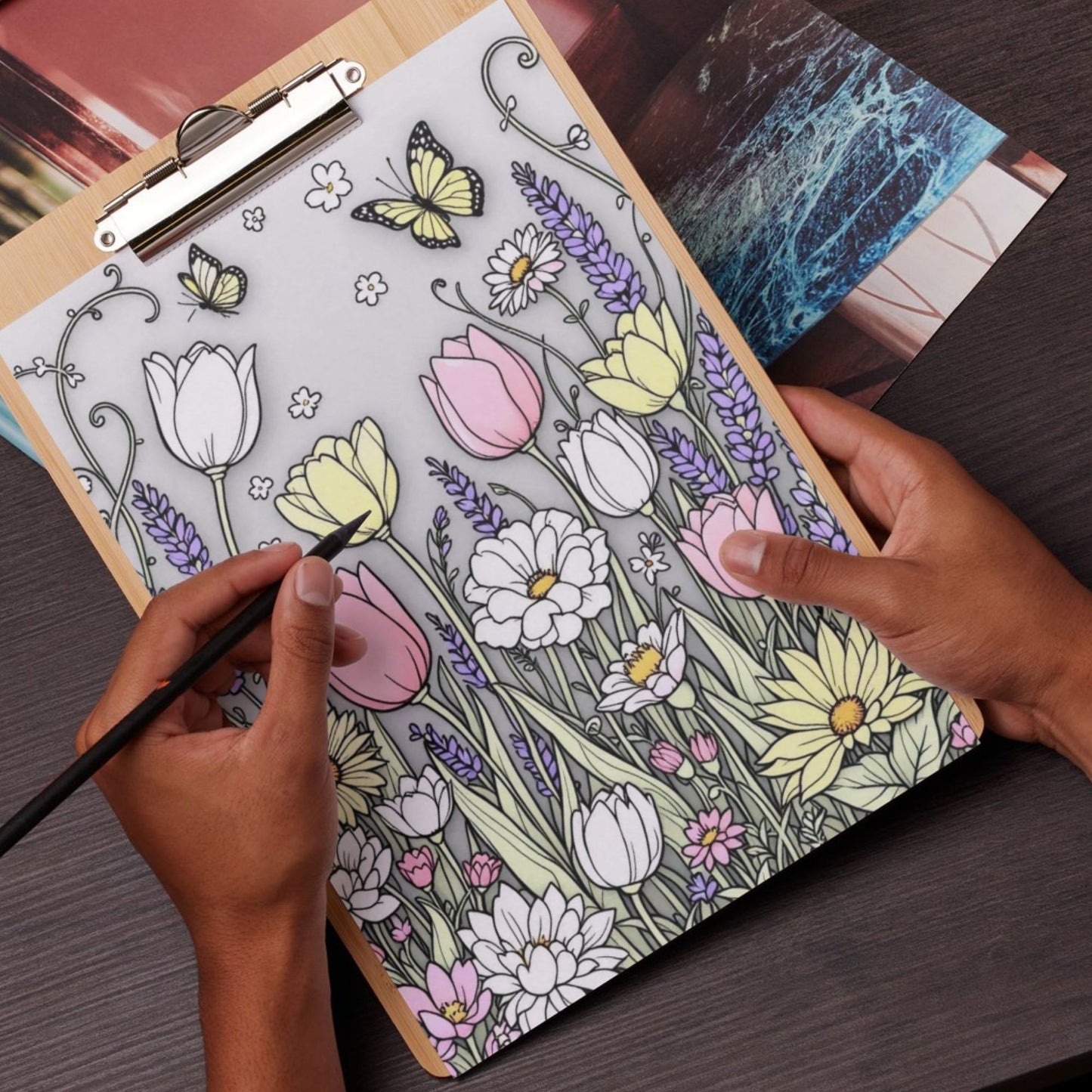 Floral Frenzy Colouring Book