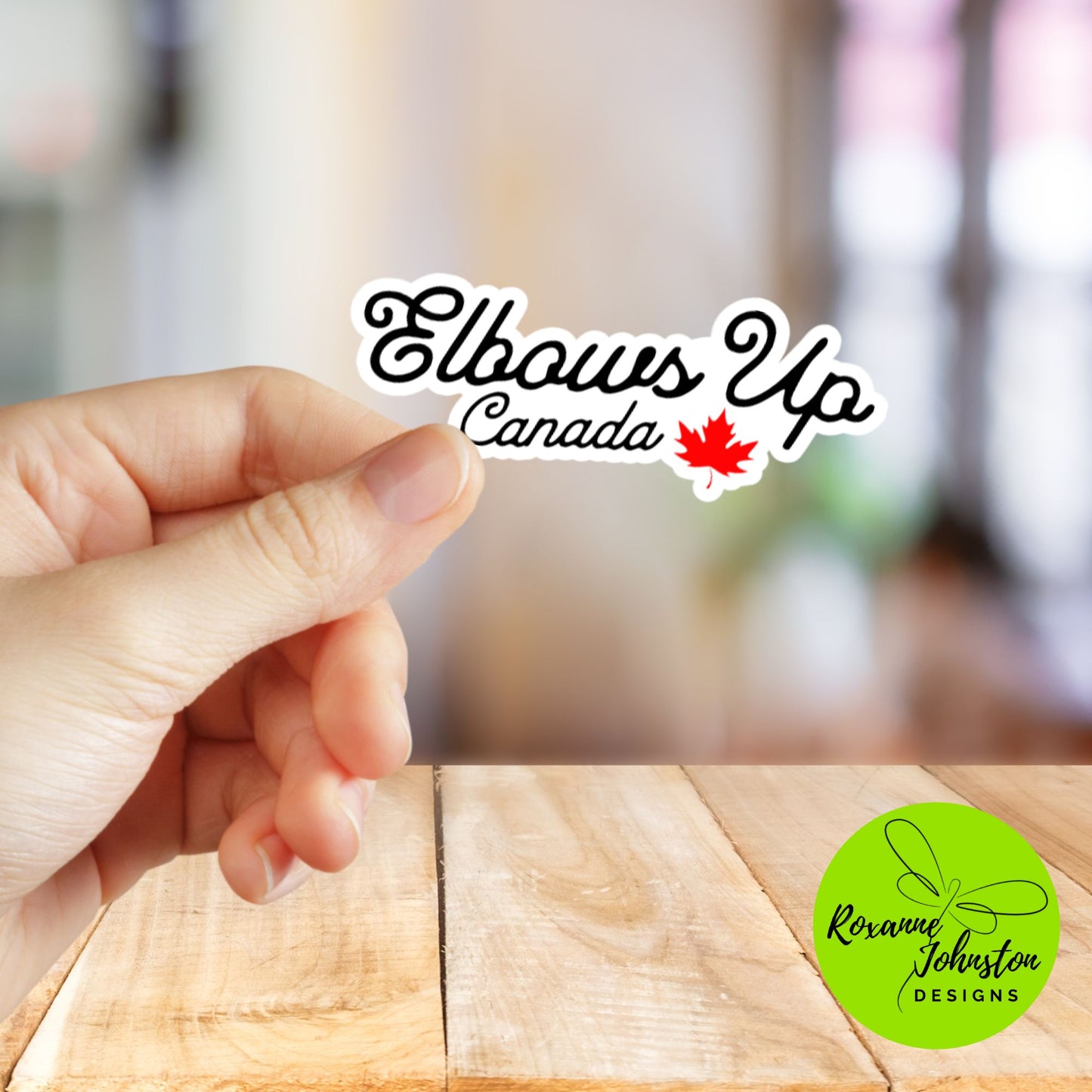 Elbows Up Canada Sticker