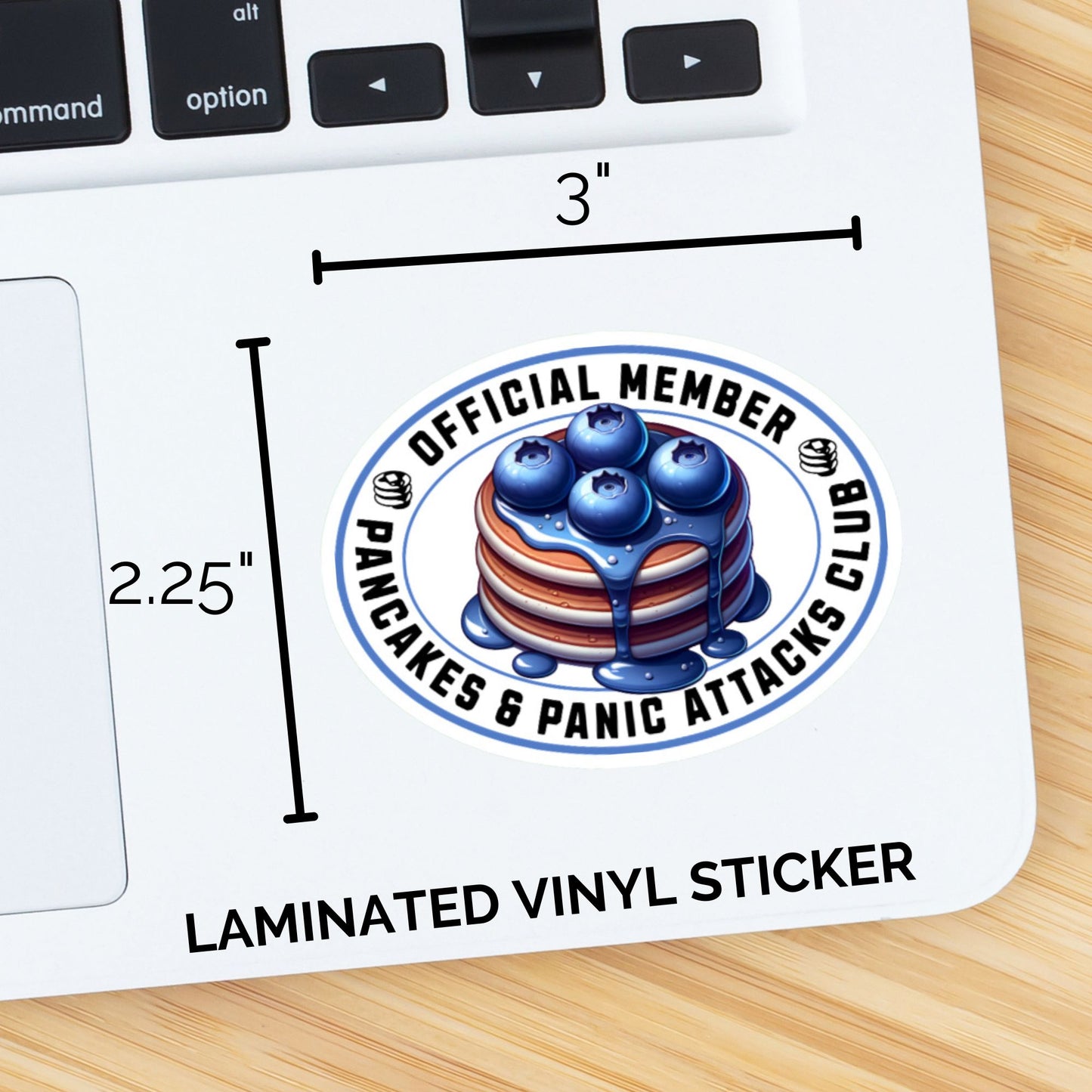 Official Member of Pancakes & Panic Attacks Club Sticker