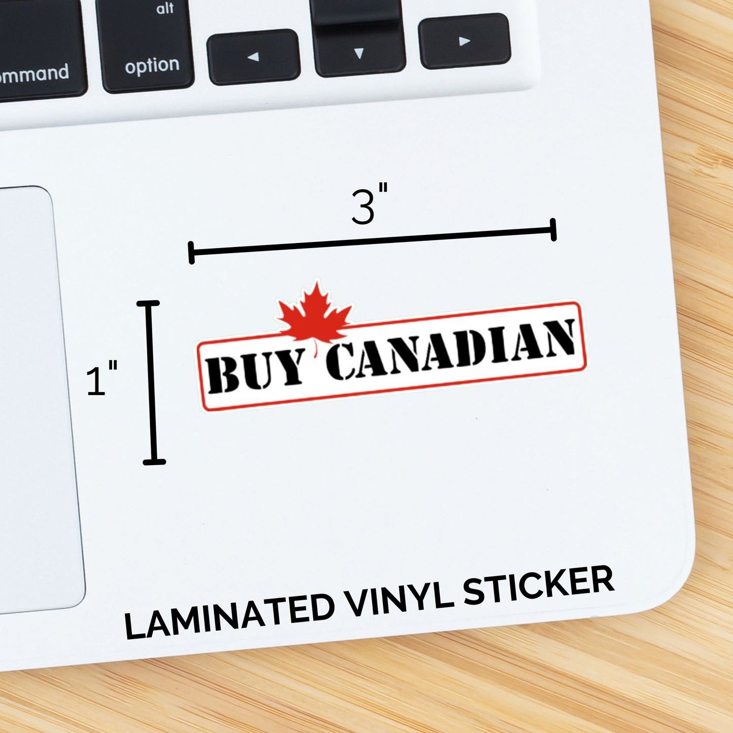 Buy Canadian Sticker - Solid Leaf - Stamp Style