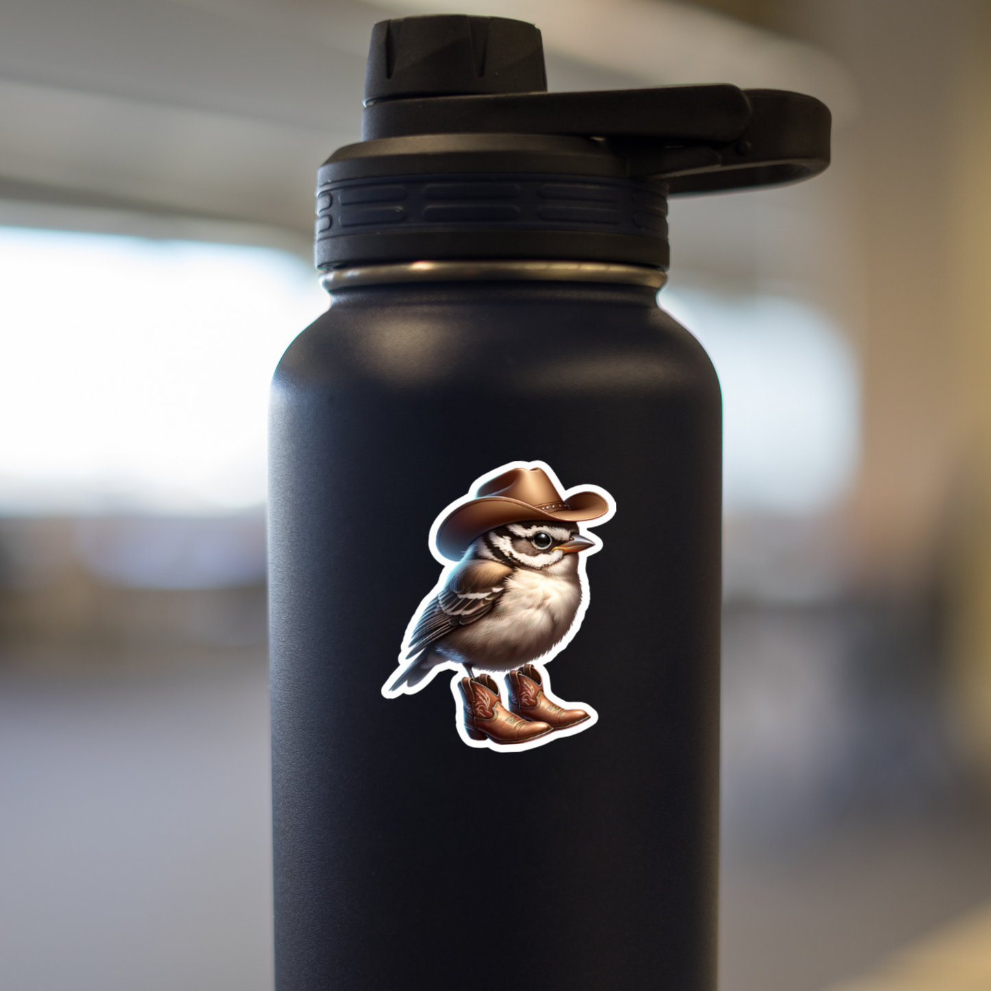 Western Cowboy Bird - Realistic