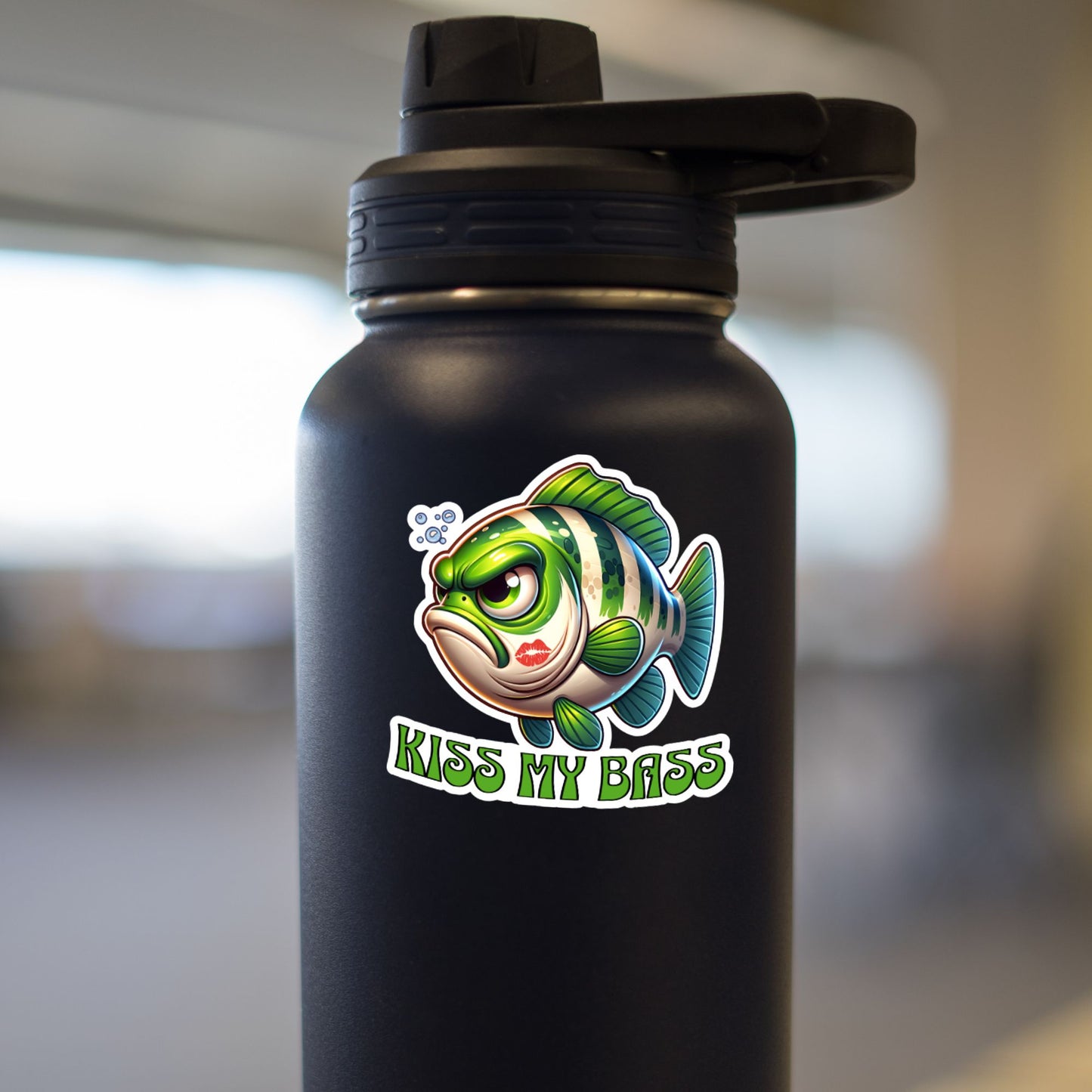 Kiss My Bass Sticker