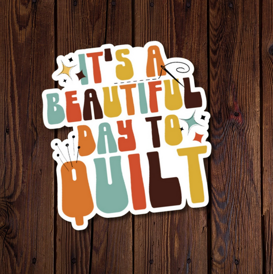 Custom Bulk Sticker - Quilting