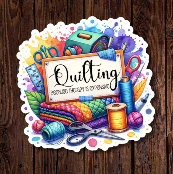 Custom Bulk Sticker - Quilting