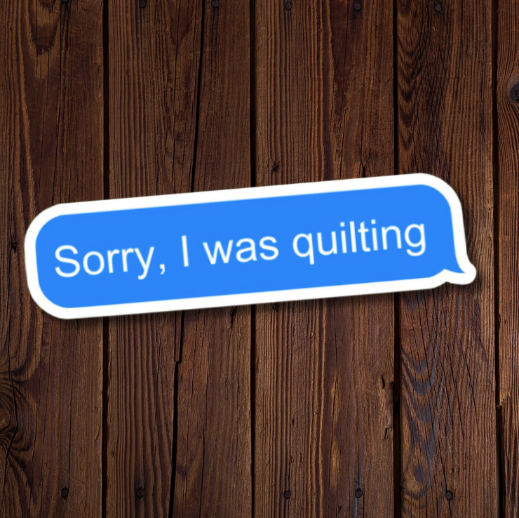 Custom Bulk Sticker - Quilting