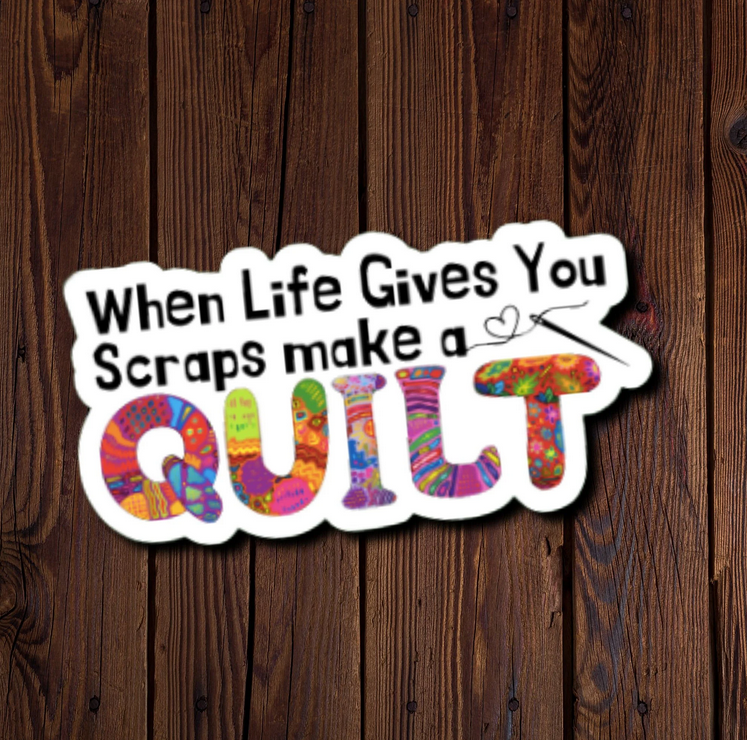 Custom Bulk Sticker - Quilting